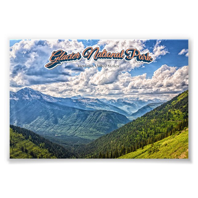 Glacier National Park Fotodruck (Vorne)