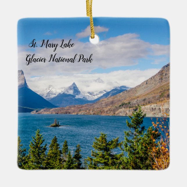 Glacier National Park Keramikornament (Vorderseite)