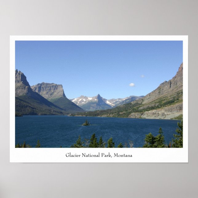 Glacier National Park - Lake View Poster (Vorne)