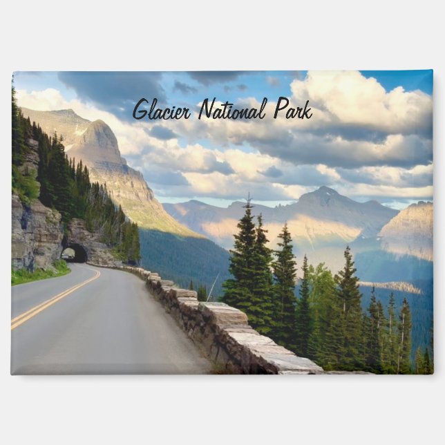 Glacier National Park Magnet (Recto)