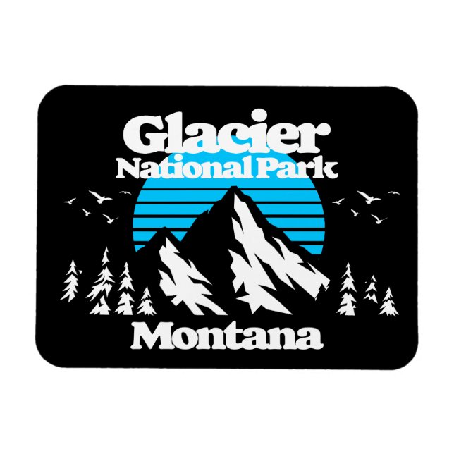 Glacier National Park Magnet (Horizontal)