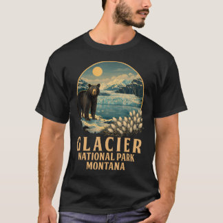 Glacier National Park Montana Reisende Natur T-Shirt