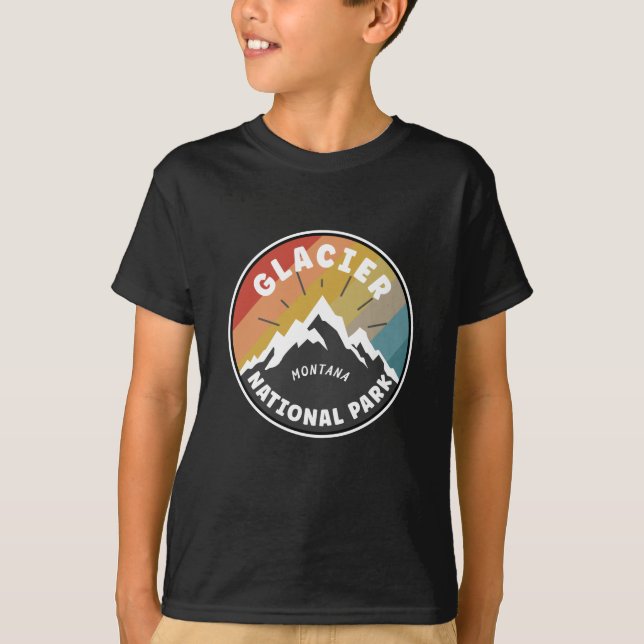 Glacier National Park Montana T-Shirt (Vorderseite)