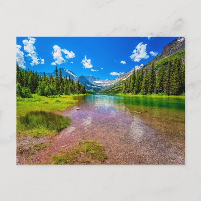 Glacier National Park, Montana, USA Postkarte (Vorderseite)