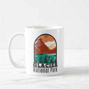 Glacier National Park Montana Vintage Kaffeetasse