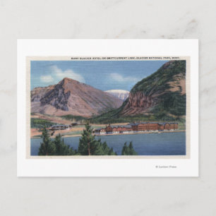 Glacier National Park, MT - Many Glacier Hotel 2 Postkarte