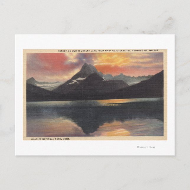 Glacier National Park, MT Postkarte (Vorderseite)