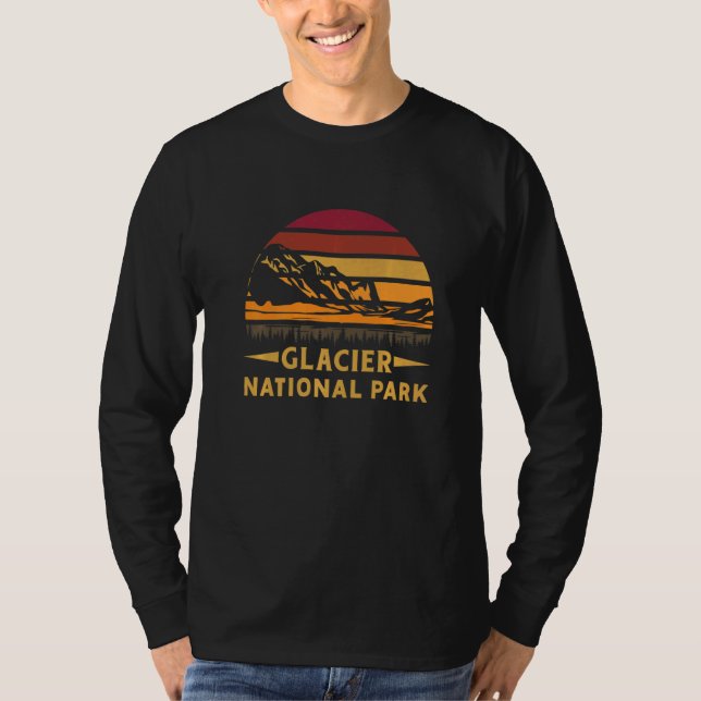 Glacier National Park National Park Hiking Vacatio T-Shirt (Vorderseite)