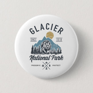 Glacier National Park novlelelly Road Trip Montana Button