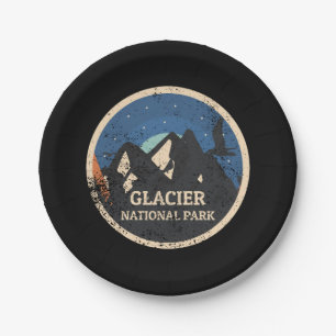 Glacier National Park Pappteller