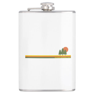 Glacier National Park Pine Trees Sun Flachmann