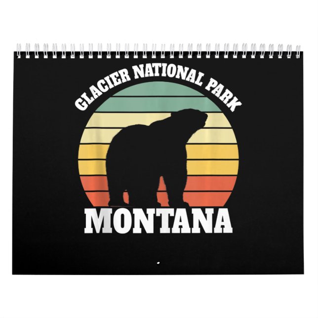 Glacier National Park Polar Bear Lover Kalender (Titelbild)