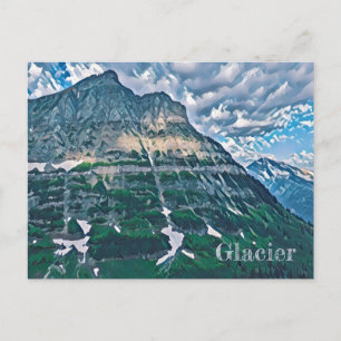 Glacier National Park Postcard Postkarte