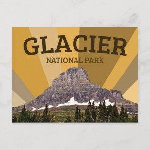 Glacier National Park Postcard Postkarte