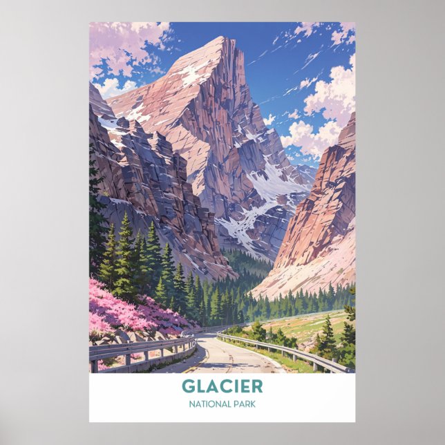 Glacier National Park Poster (Vorne)
