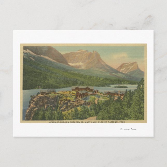 Glacier National Park, Postkarte (Vorderseite)