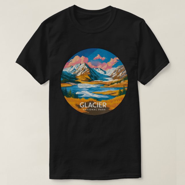 Glacier National Park T-Shirt (Design vorne)