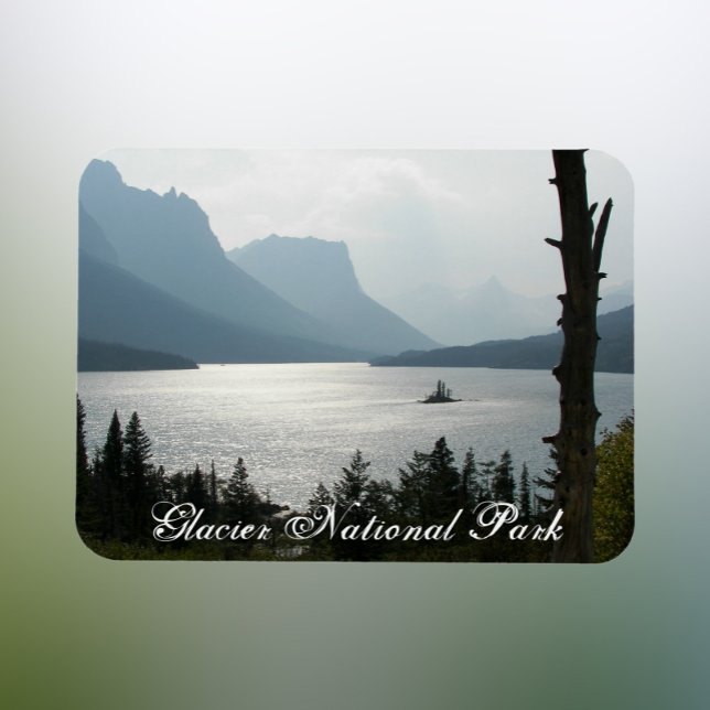 Glacier National Park Travel Foto Magnet (In Situ Fridge)