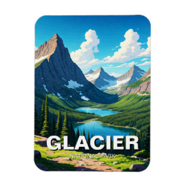 Glacier National Park Travel Magnet