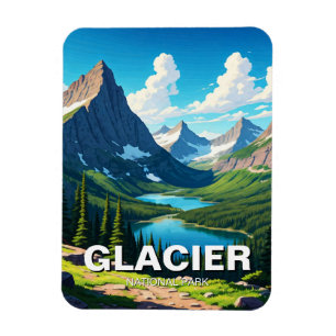 Glacier National Park Travel Magnet
