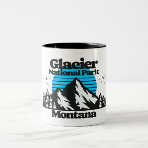 Glacier National Park Zweifarbige Tasse