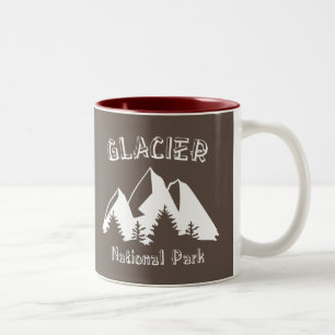 Glacier National Park Zweifarbige Tasse