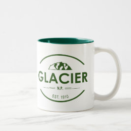Glacier National Park Zweifarbige Tasse