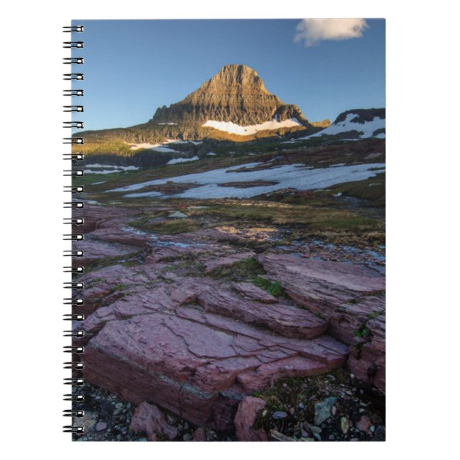 Glacier Nationalpark-Berge Notizblock (Vorderseite)