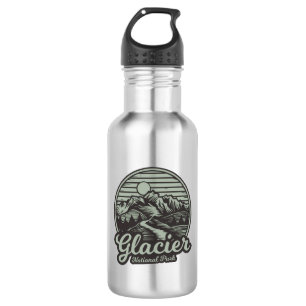 Glacier-Nationalpark-Bergpfad Edelstahlflasche