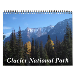 Glacier Nationalpark - besonders angefertigt Kalender