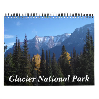 Glacier Nationalpark - besonders angefertigt Kalender