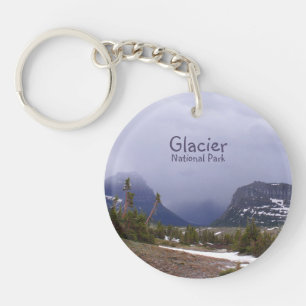 Glacier Nationalpark Blauen Wolken und Almen Schlüsselanhänger