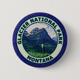 Glacier Nationalpark Button
