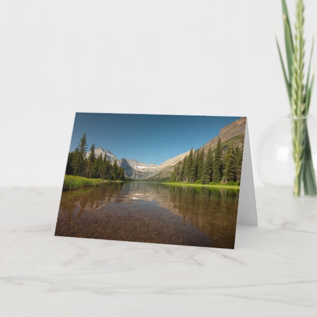 Glacier Nationalpark der Karte (Vorderseite)
