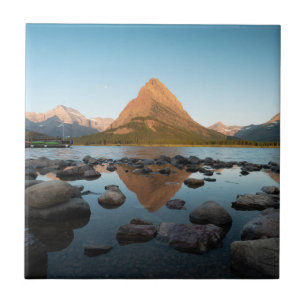 Glacier Nationalpark des Mountainsee- Fliese