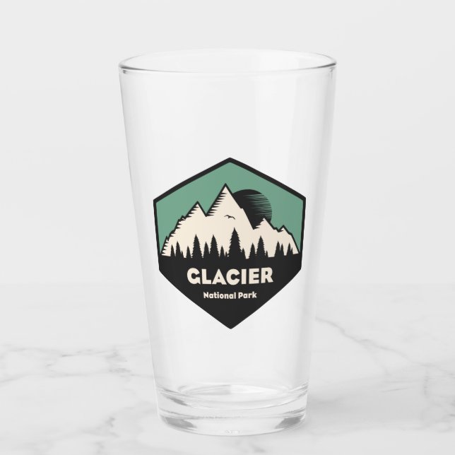 Glacier-Nationalpark Glas (Vorderseite)