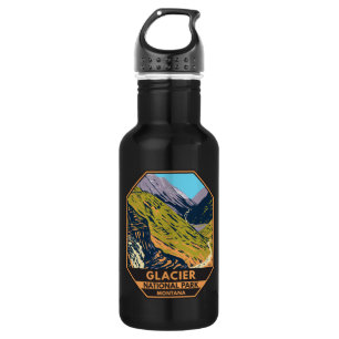 Glacier-Nationalpark Going-to-the-Sun-Straße  Edelstahlflasche