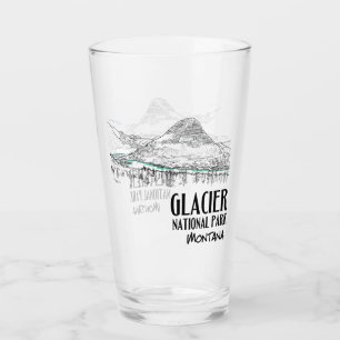 Glacier-Nationalpark Hidden Lake Montana Glas