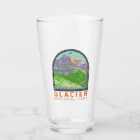 Glacier Nationalpark im Frühjahr Montana Vintag