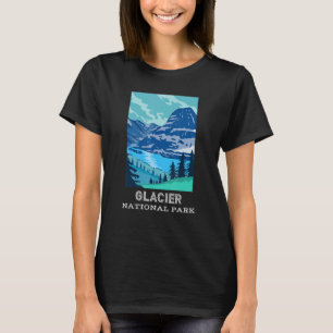 Glacier Nationalpark Montana Camping Wandern T-Shirt