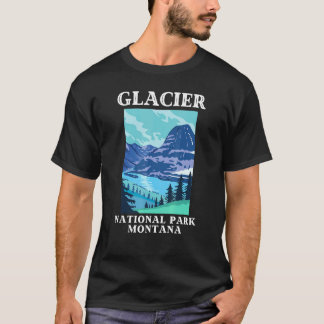 Glacier Nationalpark Montana Kontinentale Teilung  T-Shirt