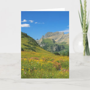 Glacier Nationalpark Montana Notecard Karte