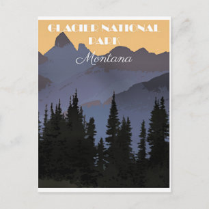 Glacier-Nationalpark, Montana, Postkarte