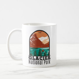 Glacier Nationalpark Montana Vintag Kaffeetasse