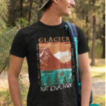 Glacier Nationalpark Montana Vintag Not leidend T-Shirt<br><div class="desc">Glacier Park Vektorgrafik Design. Der Park ist ein Wildnisgebiet im Montana's Rocky Mountains,  mit Gletscherspitzen und Tälern,  die bis zur kanadischen Grenze laufen.</div>