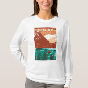 Glacier-Nationalpark Montana Vintage T-Shirt