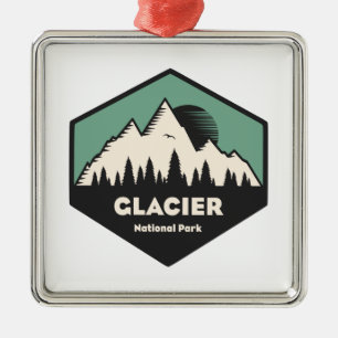 Glacier-Nationalpark Ornament Aus Metall