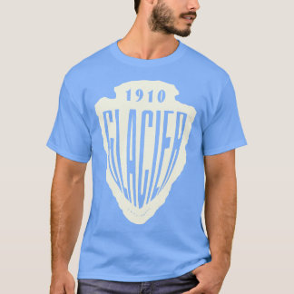 Glacier-Nationalpark-Pfeilspitze Tan T-Shirt