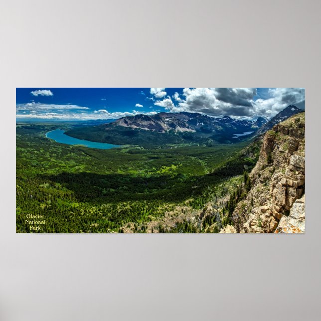 Glacier Nationalpark Poster (Vorne)