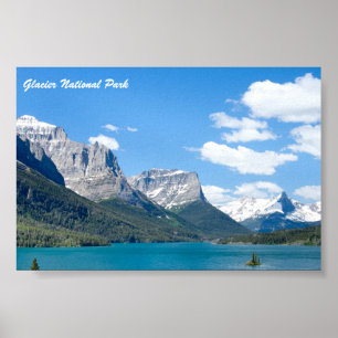 Glacier-Nationalpark Poster